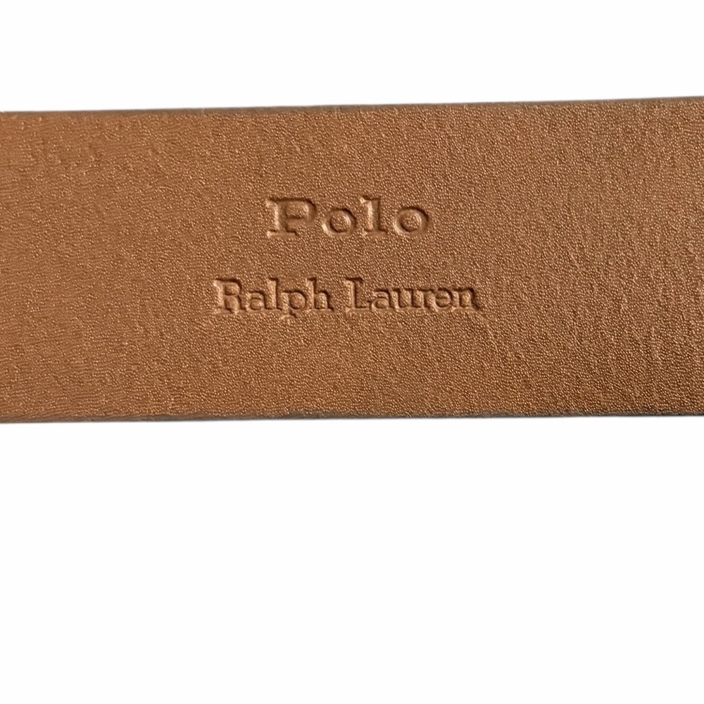 Polo by Ralph Lauren Brown Leather Belt - Picture 7 of 10